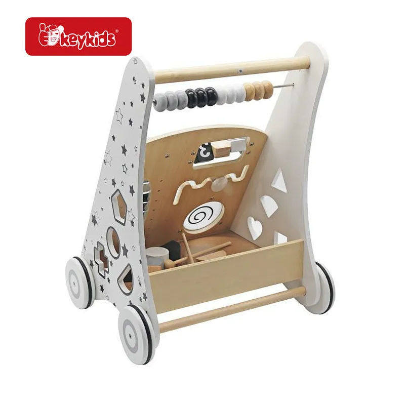 2023 New Arrive Educational Wooden Activity Walker Toys For Babies W08J001J