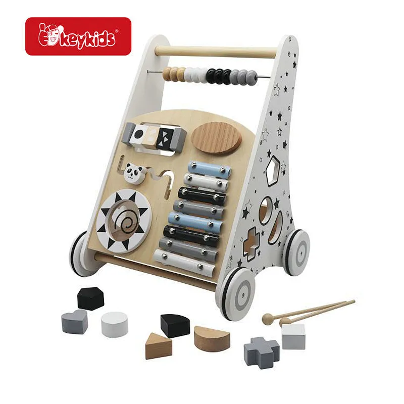 2023 New Arrive Educational Wooden Activity Walker Toys For Babies W08J001J